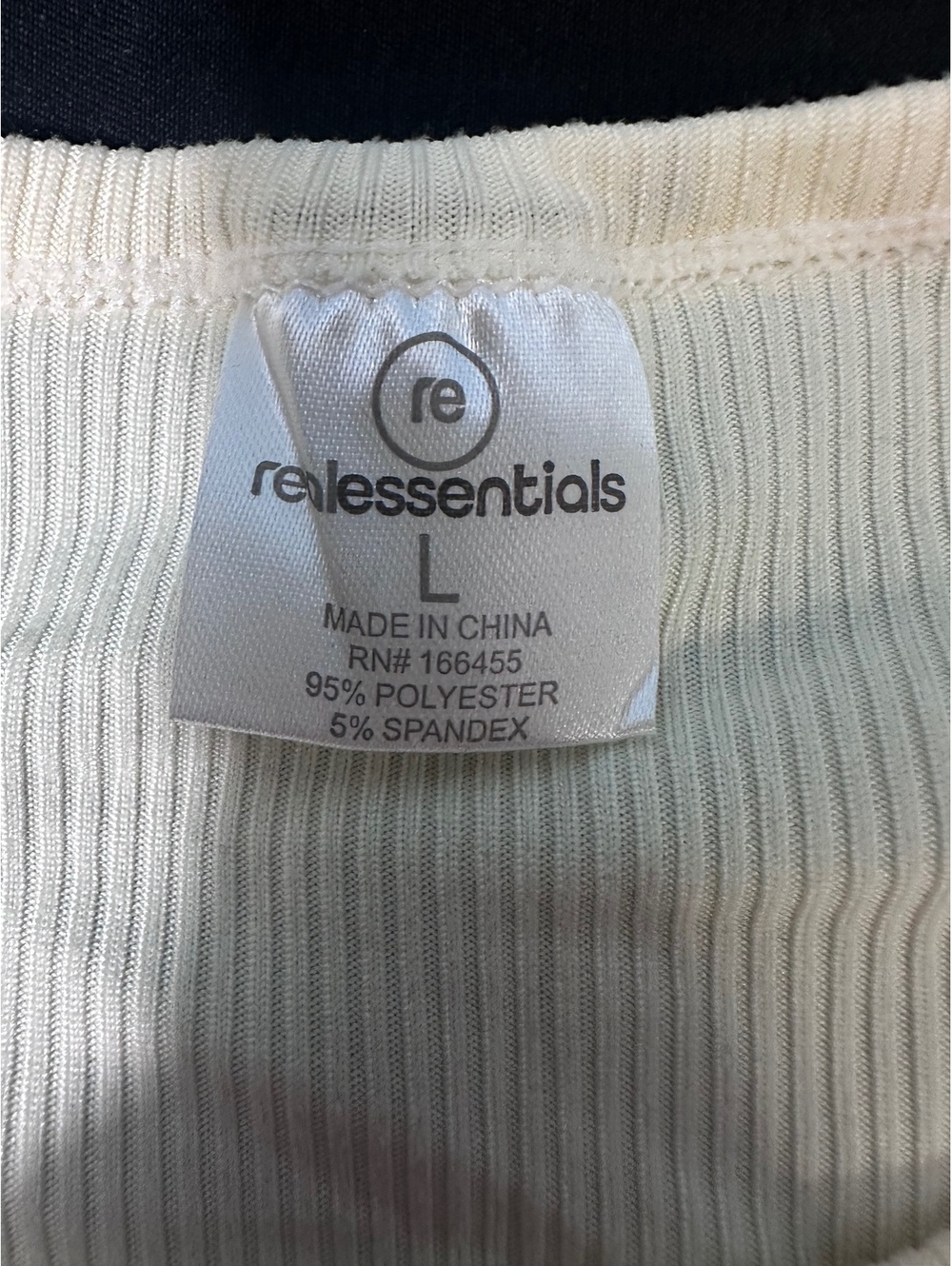 realessentials 5 Pack Ladies Ribbed Racerback Crop Tank Tops Size Large - Picture 5 of 5